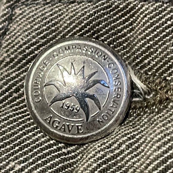 AGAVE DENIM PRAGMATIST Men’s Jeans, Sage Gray/Brown color, size 34/30 - Picture 3 of 14